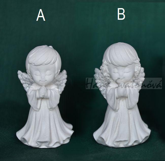 Anděliček kluk - výška 6cm
