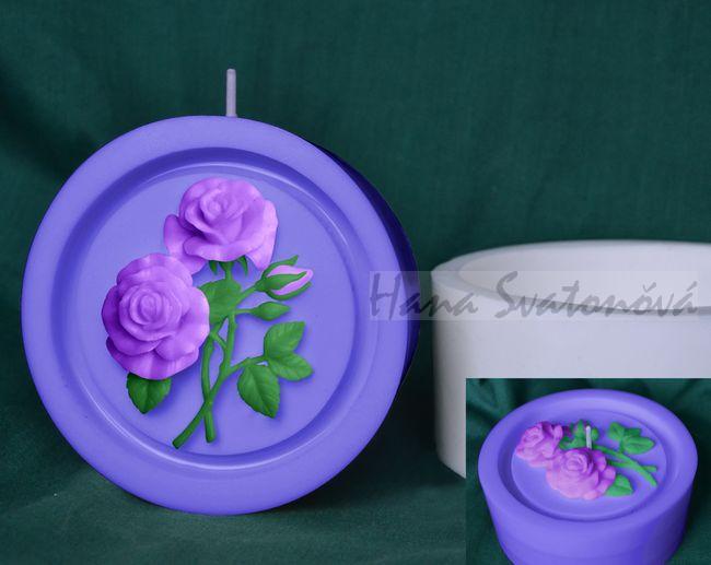 2 Růže, Disk s otvorem - průměr 10cm