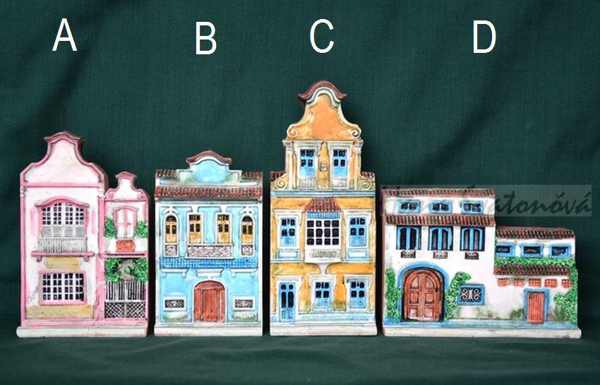 Domečky komplet - výška 9-16cm
