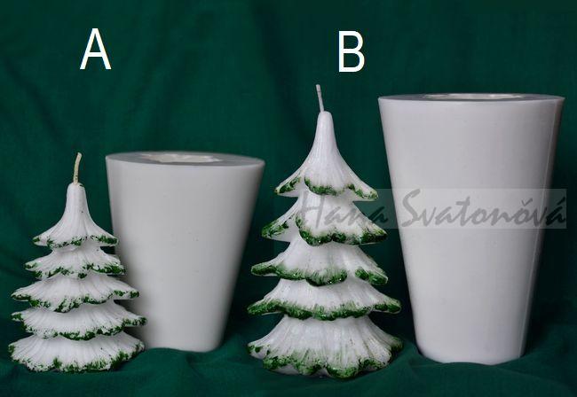 Stromeček bílý - výška 9,5cm