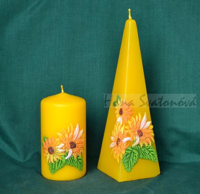Kopretiny - Jehlan - výška 19cm