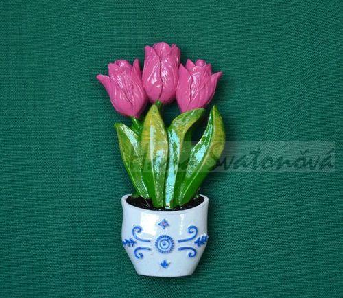 Relief Kytička tulipánů, vel 7,5cm