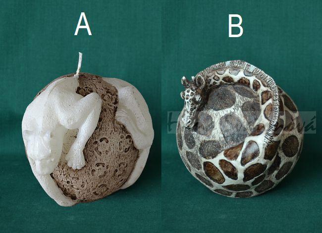 Koule Žirafa - výška 8,5 a 9,5cm
