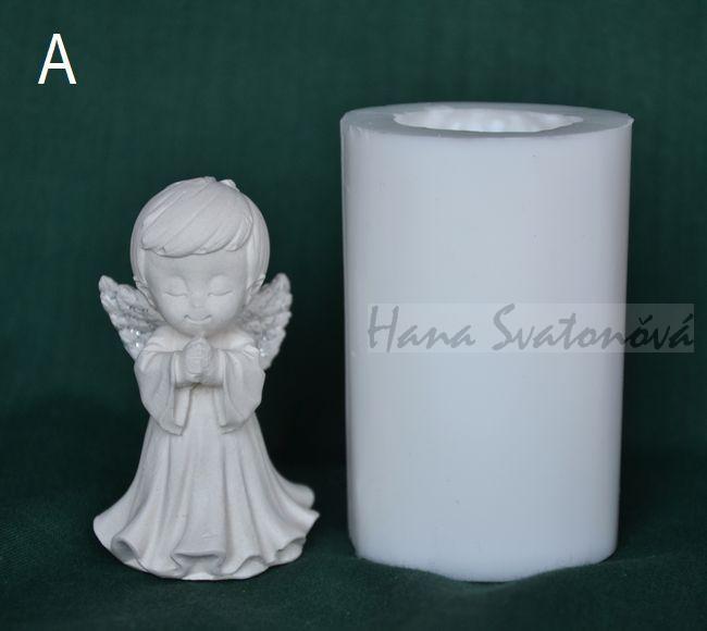 Anděliček kluk - výška 6cm