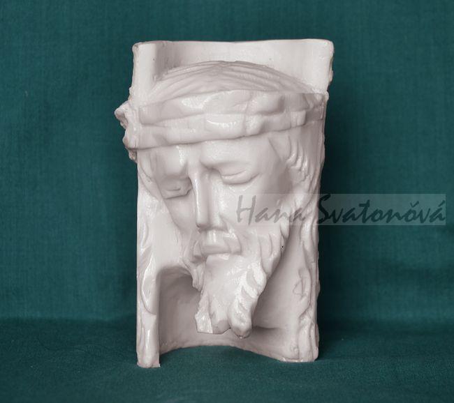 Hlava Krista, výška 8 cm