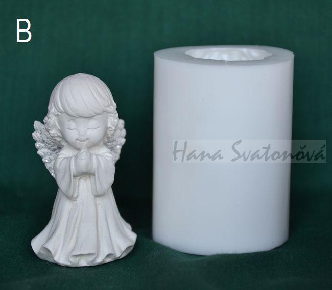 Anděliček kluk - výška 6cm